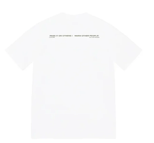 Warning 22FW Banner Tee and S XL M Warning Short Logo T-shirt sleeved L Black White 0609